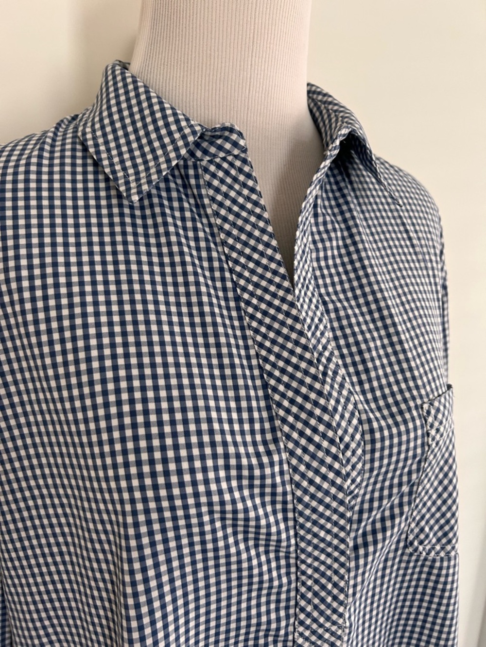 VINEYARD VINES Blue Gingham Swim Cover-up ~ Size 10 - Picture 3 of 4